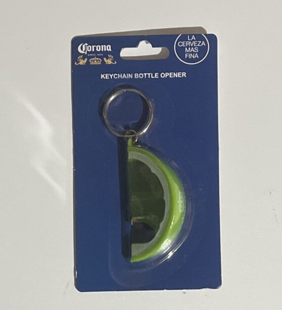 Corona Lime Wedge Bottle Opener Keychain (New)