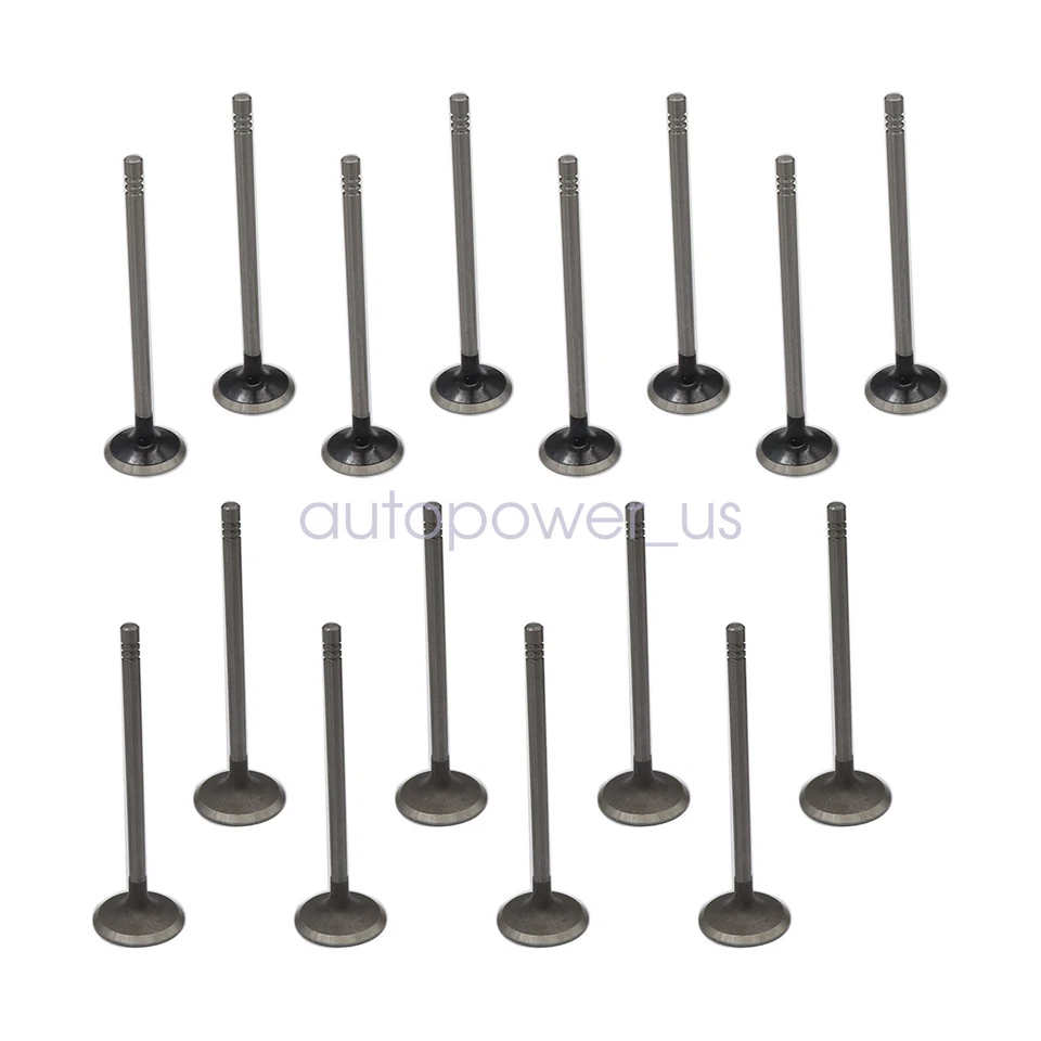 Intake Exhaust Valves Fit 2011-2019 Buick Cadillac Chevrolet 1.4L DOHC Turbo - Image 2 of 4