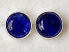 Round Lapis Lazuli Stud Earrings Hsn Jay King Sterling Silver 8.6mm