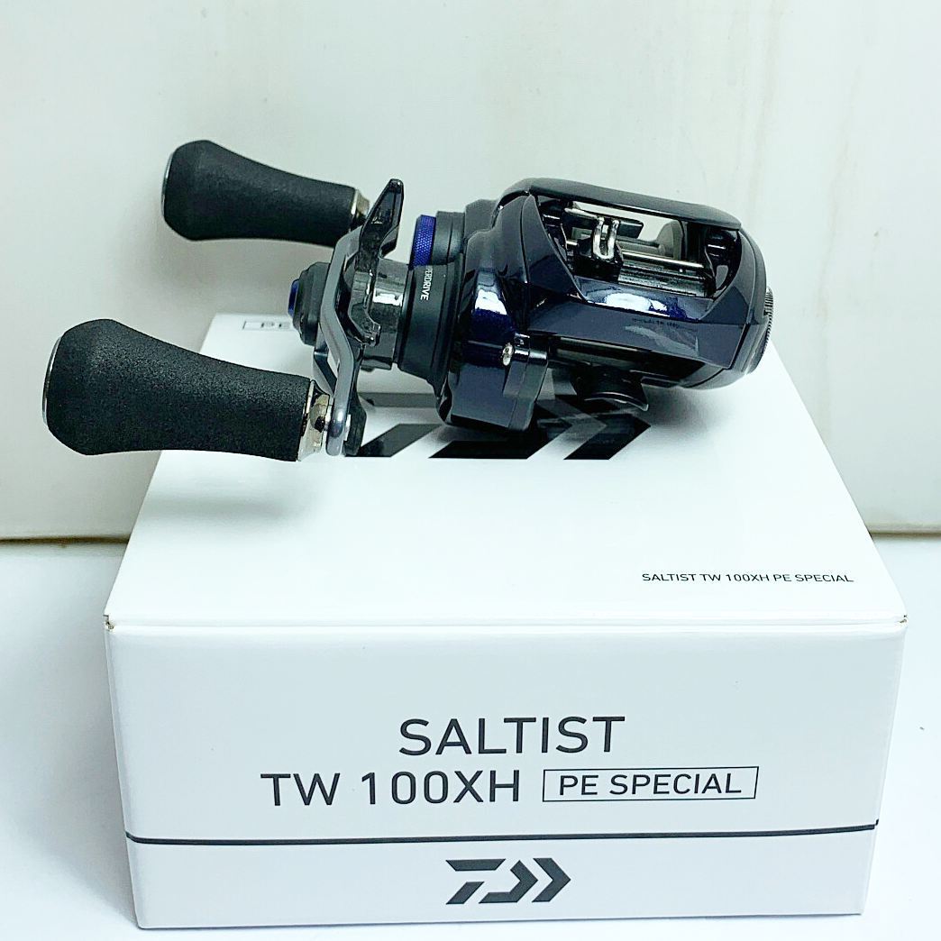 Top Mint Daiwa Saltist TW 100XH PE Special Baitcasting Reel Top Mint Daiwa Saltist TW 100XH PE Special Baitcasting Reel