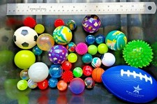 Balls, Balls, Balls Over 3 Dozen Bouncy Balls  Redneck Riviera Football  15929
