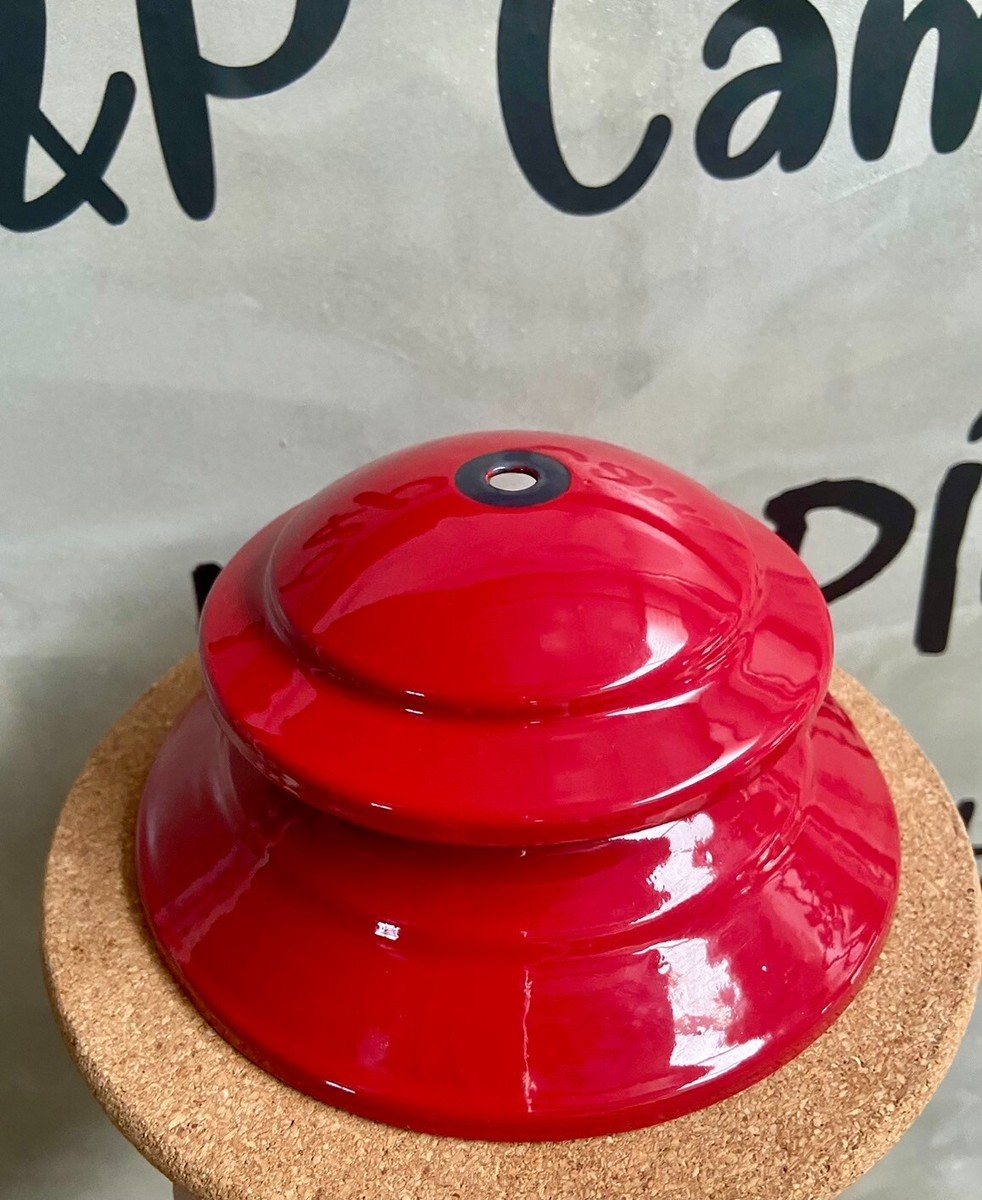 Coleman 200a Short Ventilator lantern Red Color,enamel paint