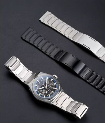 22mm 23mm Watch Strap Bracelet for ZENITH DEFY Stainless Steel Replacement Band