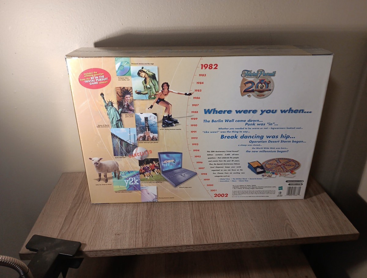 TRIVIAL PURSUIT 20th Anniversary Edition-Vintage 2002-NEW-SEALED