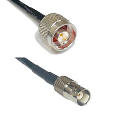 RFC195 N MALE to BNC FEMALE Coax RF Cable USA-Ship Lot
