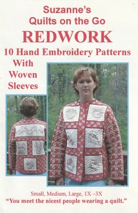 SUZANNE'S QUILTS ON THE GO REDWORK JACKET