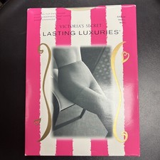 Victoria s Secret - Lasting Luxuries Control Top Pantyhose, Cream - Small NICE