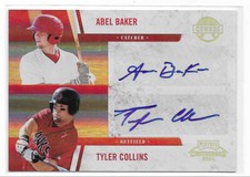 2011 Playoff Contenders Winning Combos Abel Baker/Tyler Collins Dual Auto /149
