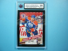 2016/17 UPPER DECK NHL HOCKEY DAY CARD #CAN-9 CONNOR MCDAVID KSA 10 GEM MINT