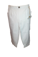 PANTACOURT BLANC FEMME  °°°  BLANC DU NIL   °°°   TAILLE 2  . PARFAIT ETAT