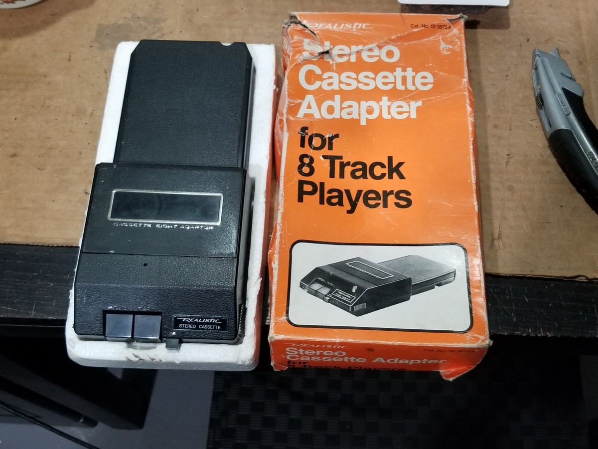 FM STEREO ADAPTOR　昭和 Vintage Stereo Adaptor Cassette to Eight 8 Track Tape Player Made