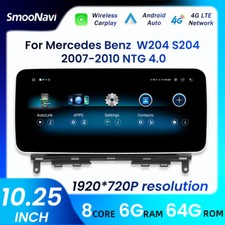 Android 14 64 GB autoradio multimediale GPS DAB WIFI per Mercedes-Benz E W204 S204
