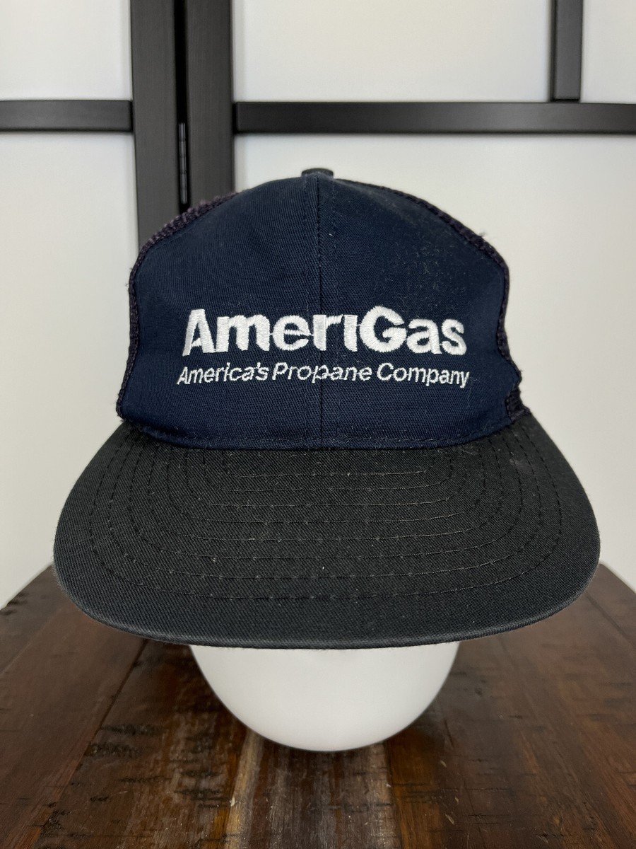 AmeriGas Hat Cap Snap Back Adult One Size Blue Trucker Made USA