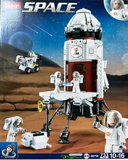 Klemmbausteine Weltraum Forschungsbasis Space Bricks Set Sluban B0738 733 Teile