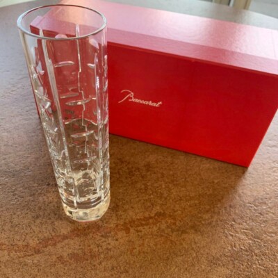 BACCARAT France EQUINOXE  Crystal FLOWER VASE