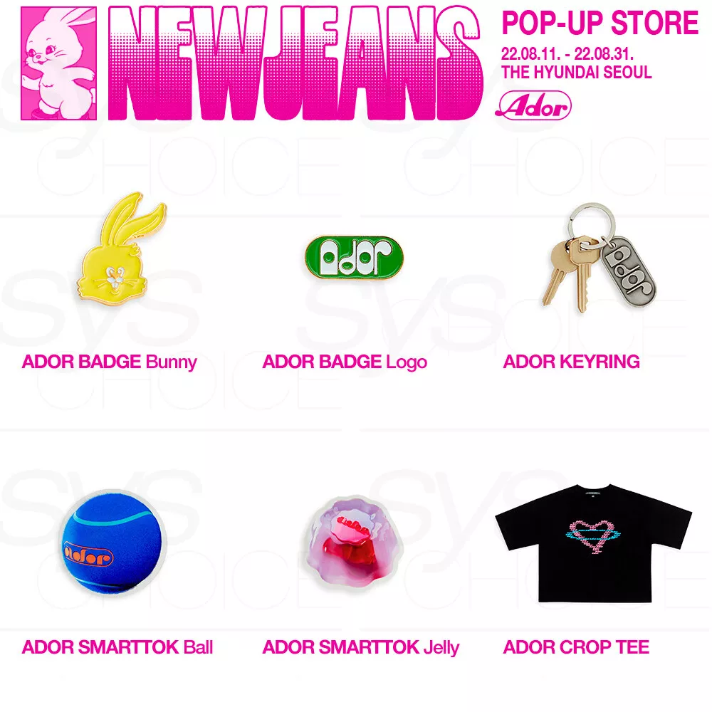 NEWJEANS ADOR POP-UP Store ADOR Official MD + Tracking Number