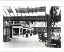 c.1900 SAN FRANCISCO SUTRO BATHS UPPER PROMENADE&DISPLAY CASES~8x10" PHOTO PRINT