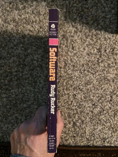Rudy Rucker - Software (Avon, 1987, 1st printing) Cyberpunk Sci Fi Book - Picture 3 of 4