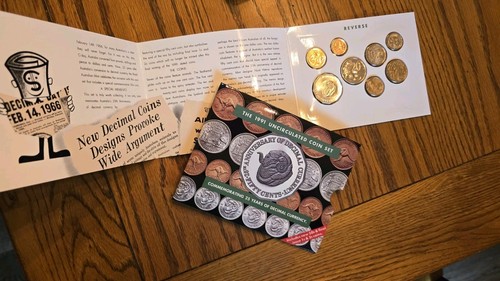Royal Australian Mint 1991 25 Years Decimal Currency Uncirculated Coin Set