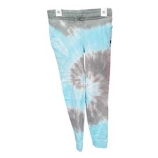 New Art Class Girls Small 100 Cotton Blue Gray Tie Dye Swirl Sweatpant Joggers
