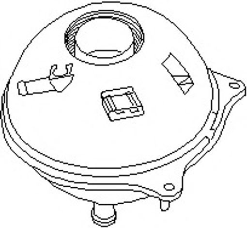TOPRAN Expansion Tank VW 104 049 701121407B,701121407C Coolant Expansion Tank,Coolant Reservoir,Coolant Tank,Expansion Tank, coolant - Image 7