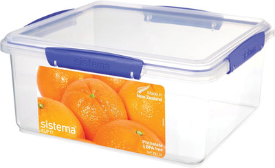 Sistema KLIP IT Food Storage Container, 5 L, Airtight & Stackable, Bpa-Free, Cle