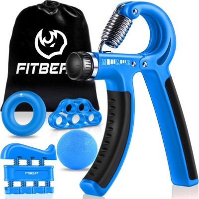 Grip Strengthener Forearm Strengthener Hand Grips Strengthener Kit - 5 Pack A...