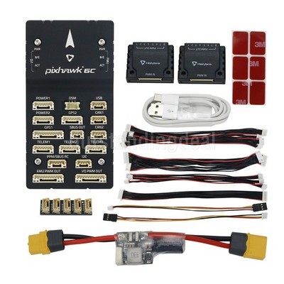 Holybro Flight Controller Drone Flight Controller Pixhawk 6C Aluminum Case &PM02