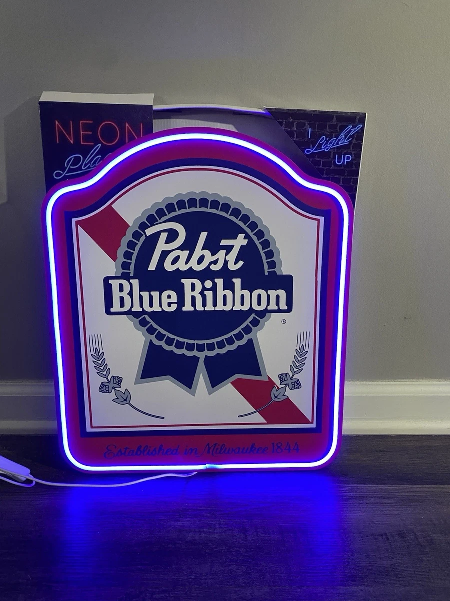 Pabst Blue Ribbon Neon Light In Collectible Pabst Signs & Tins for