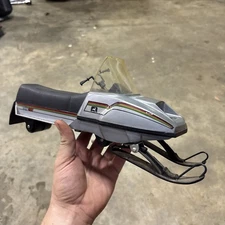 Vintage 1979 Ertl John Deere Trail Fire Trailfire 440 Battery Op Toy Snowmobile