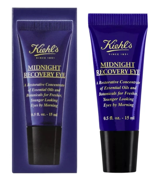 Kiehl's Midnight Recovery Eye Restorative Concentrate Treatment 0.5 oz/15 ml