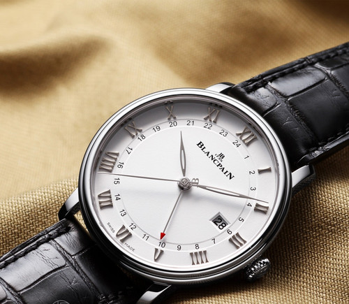 BLANCPAIN Villeret GMT Date 6662-1127-55B Automatic Men's Watch