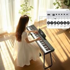 Glarry 88 Key Full-size Digital Piano 88 Key Semi Weighted Keyboard with Pedal