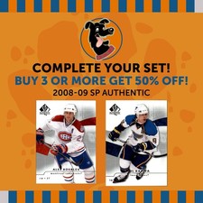 2008-09 SP Authentic Hockey Complete Your Set Pick Choose NM