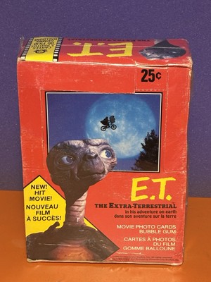 RARE 1982 O PEE CHEE - E.T. -  The EXTRA-TERRESTRIAL  WAX BOX=36 UNOPENED PACKS!