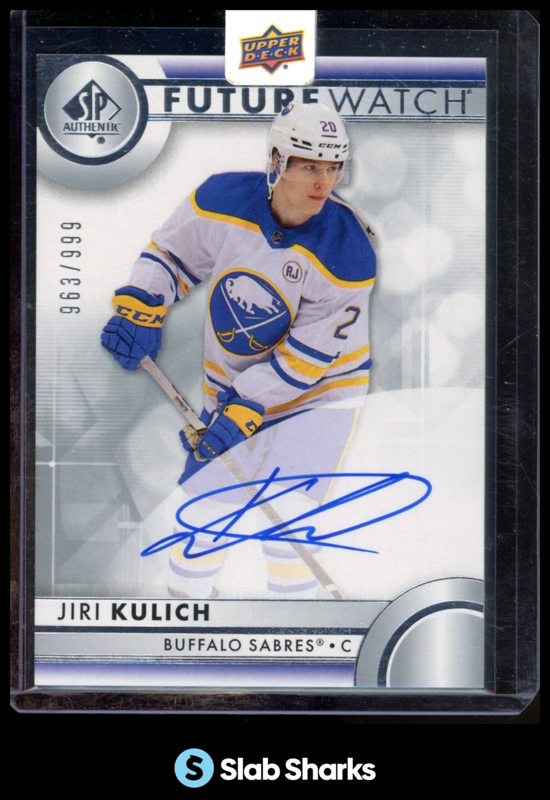 2023 SP AUTHENTIC #197 JIRI KULICH AUTO RC FUTURE WATCH ROOKIE /999