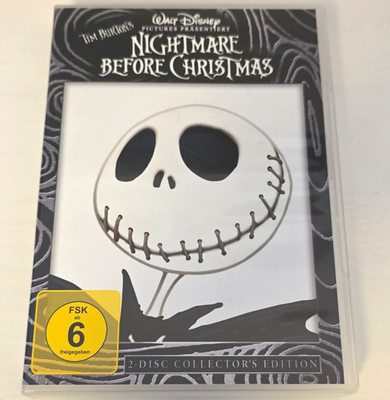 walt disney Nightmare Before Christmas 2DVD Collector s Ed. FSK6 DE/EN/IT