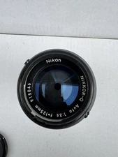 Nikon NIKKOR-Q Auto 135mm f/3.5 Lens with Case