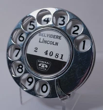 Nice Original Marked AUTOMATIC ELECTRIC DIAL for A/E 34, 40 or 50 & Tested Good