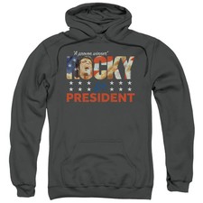 Rocky A Proven Winner Mens Hoodie Charcoal Officially Licensed