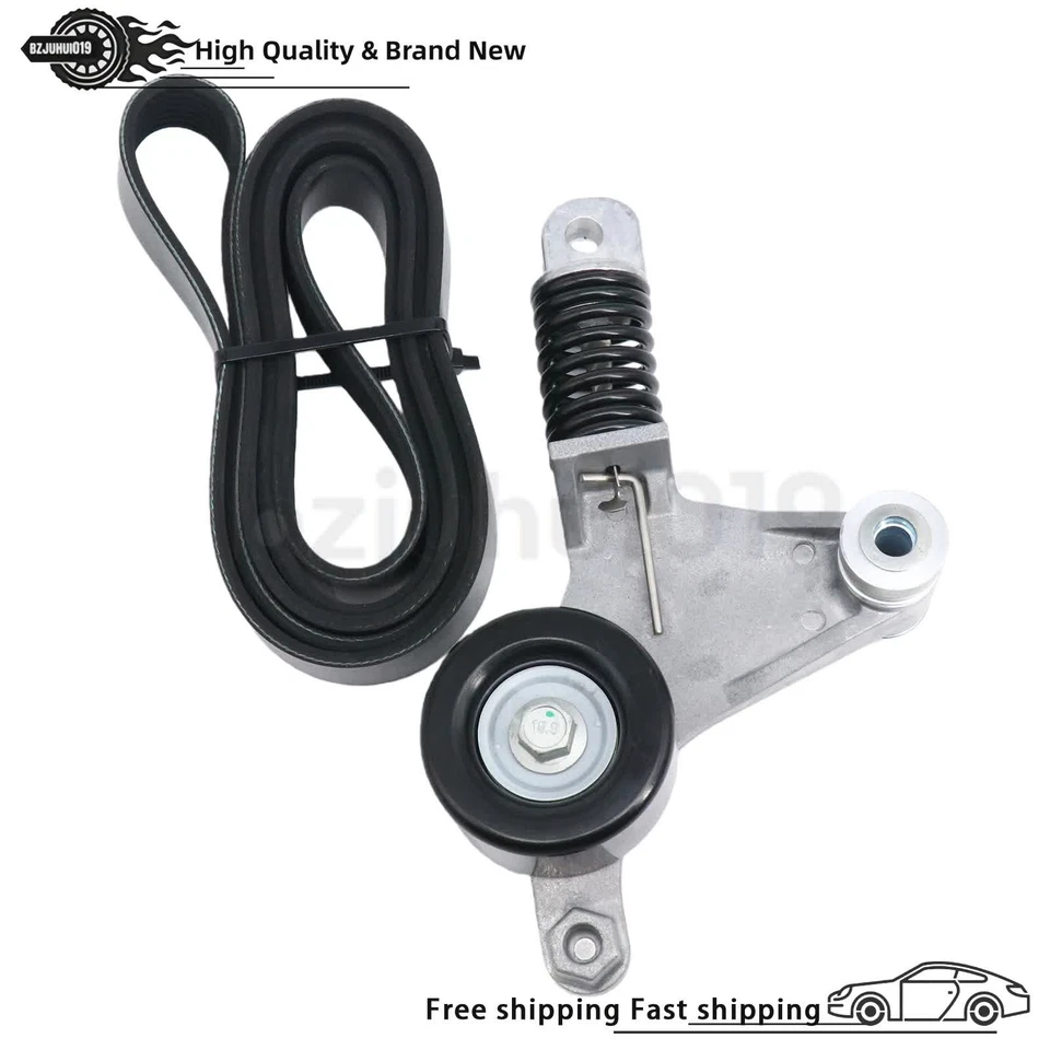 Kit de componentes de transmisión por correa serpentina 2 piezas para Toyota Camry RAV4 Matrix Scion xB Foto 4 de 4