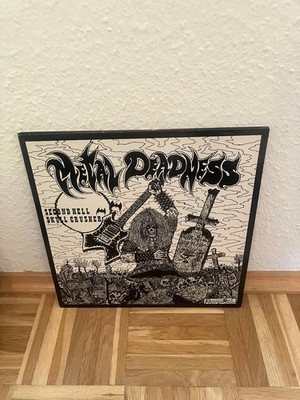 12'' Split LP METAL DEADNESS - Second Hell / Skull Crusher  1986 Killer Elite Rec