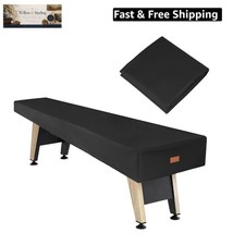 Shuffleboard Table Cover, Heavy Duty Leatherette Waterproof Tearproof Shuff...