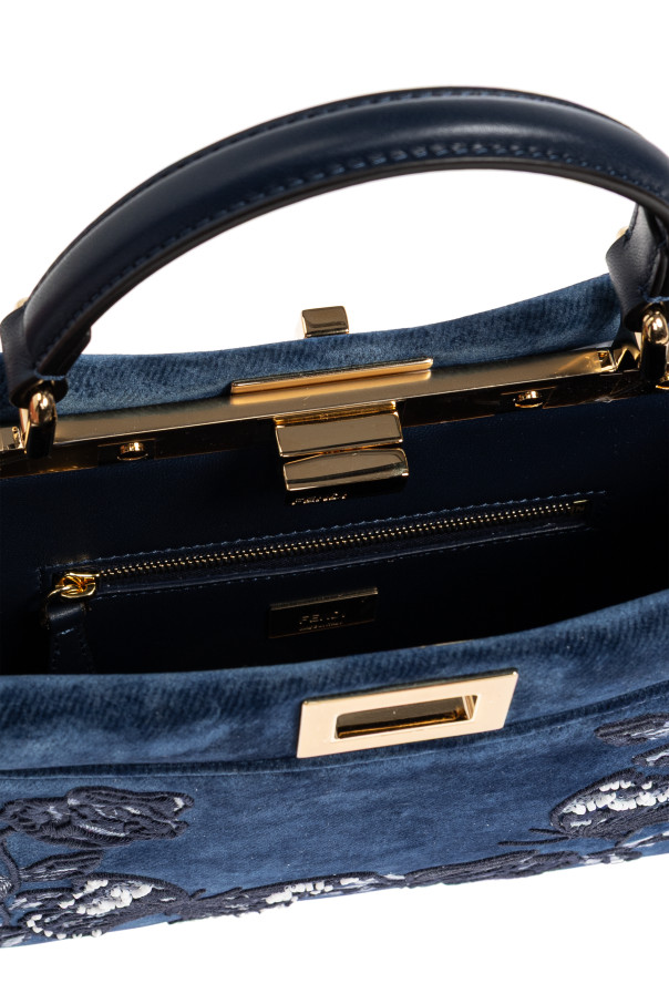 Fendi - Women - 'PEEKABOO MINI' handbag - Navy blue thumbnail 5