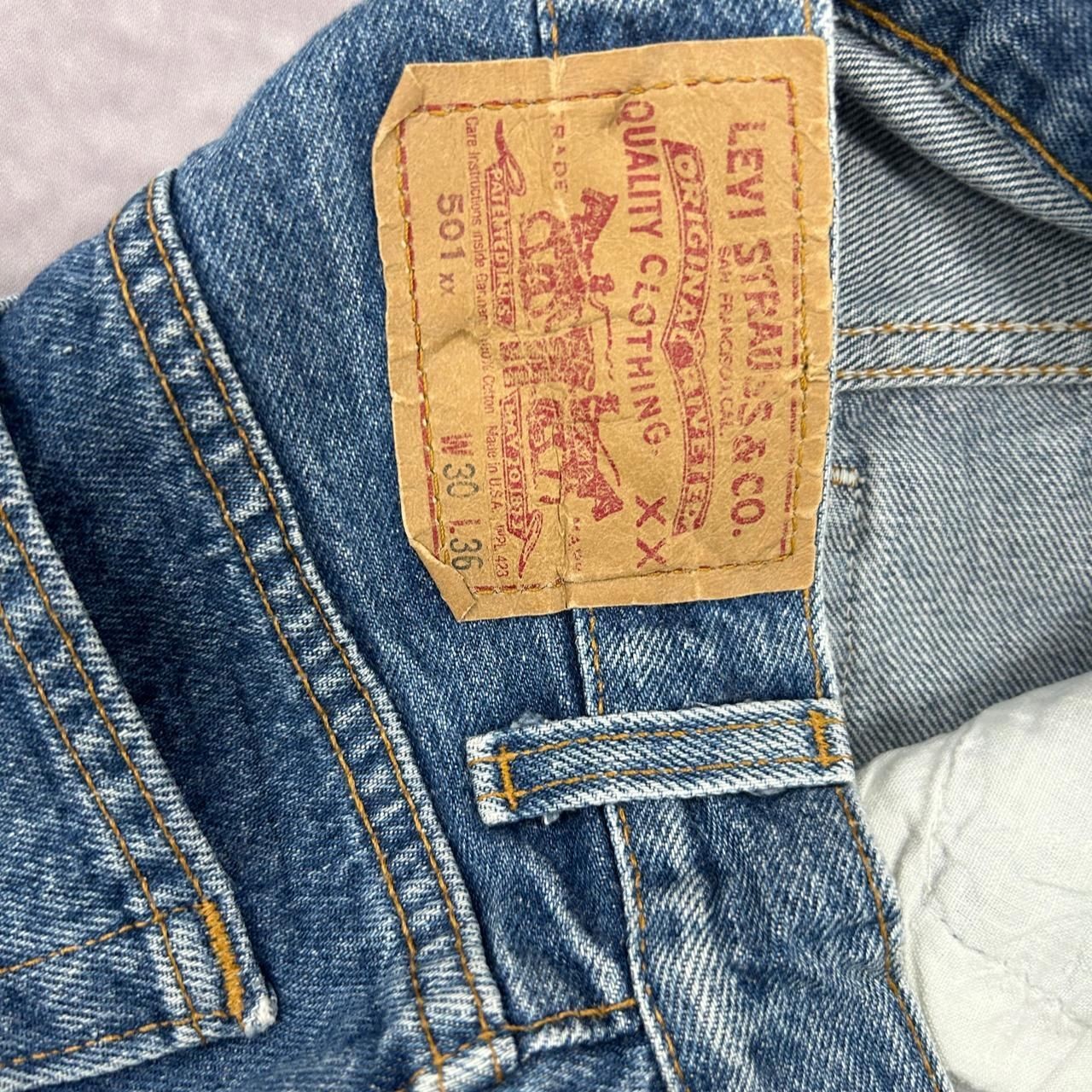 Levi's Shorts Levi 501 Cut Off Denim Shorts Men's 30 thumbnail 3