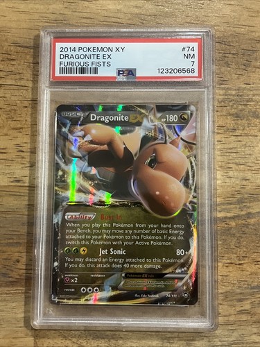 Dragonite-EX graded PSA 7 for sale on eBay