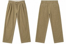 Vintage Polo Ralph Lauren Andrew Corduroy Pants Tan 34x30 Double Pleated Classic