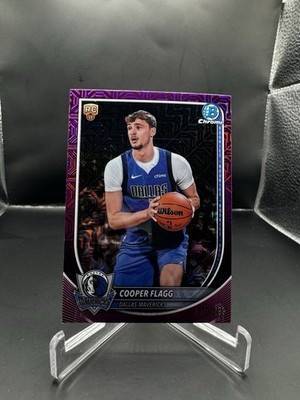 Topps 2025 Bowman Chrome Cooper Flagg RC #BCV-1 Fuchsia Mojo Refractor /299