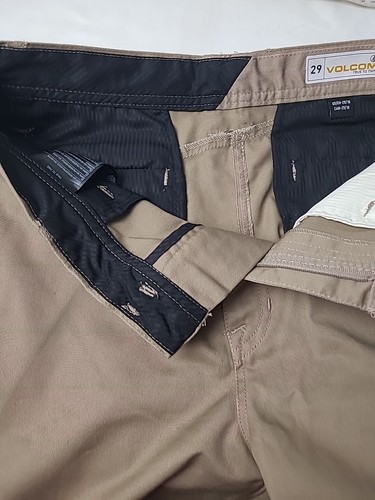 VOLCOM BIG YOUTH Size 29/18 Waist 28") KHAKI FRICKIN CHINO SHORT NWT - Picture 14 of 18