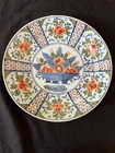 Antique delft handpainted pancake plate polychrome 19th century. Marked Bottom